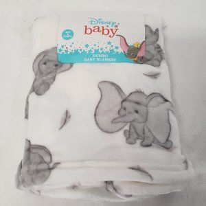Disney Baby Dumbo Super Soft Plush Baby Blanket 30"x 40" NEW